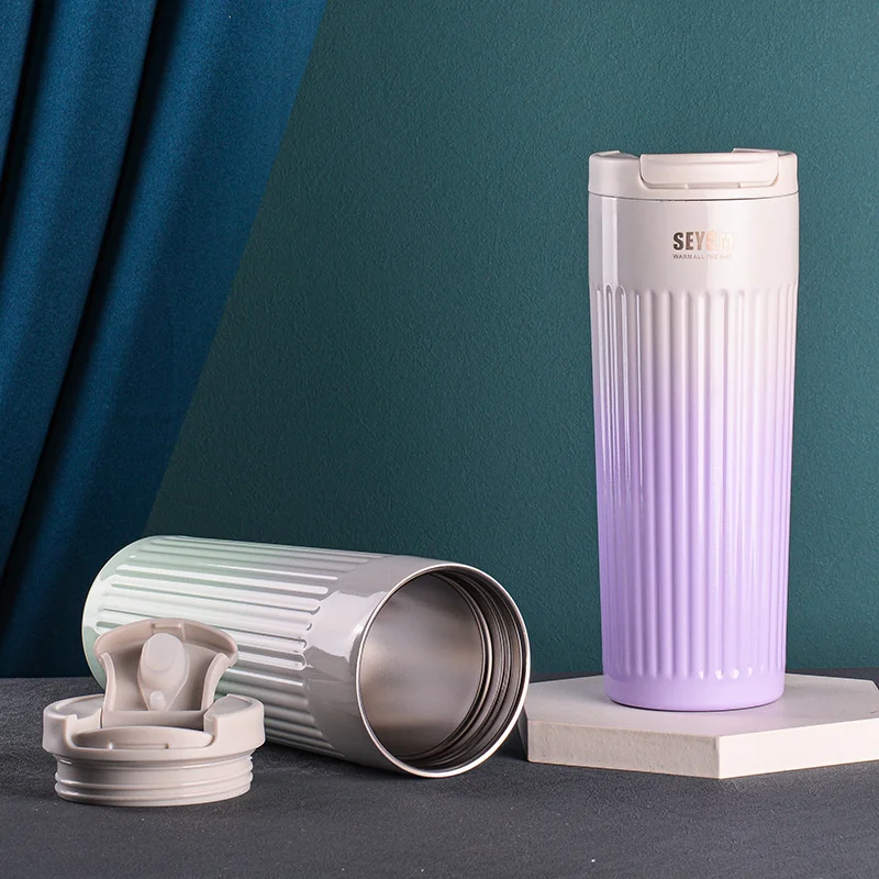 Mug Thermos Seygm en acier inoxydable 500ml - Violet