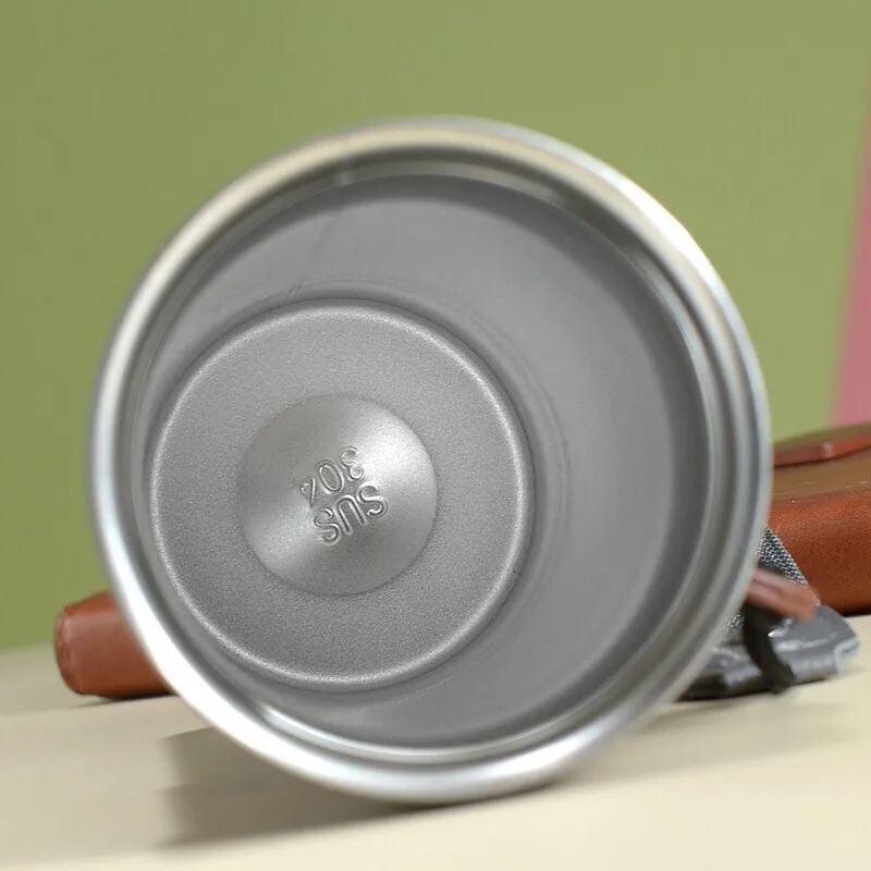 Mug Thermos Fashion en acier inoxydable 450ml - Blanc