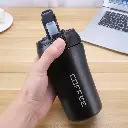 Mug Thermos Coffee en acier inoxydable 400ml - Noir