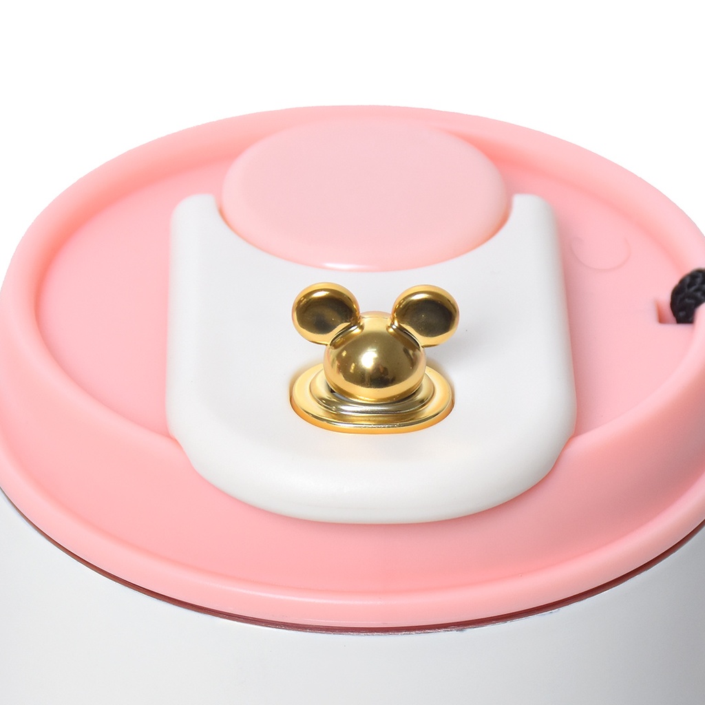 Mug Thermos en acier inoxydable 400ml - Couvercle Rose