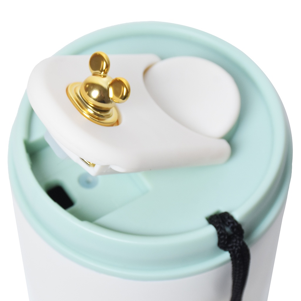 Mug Thermos en acier inoxydable 400ml - Couvercle Vert