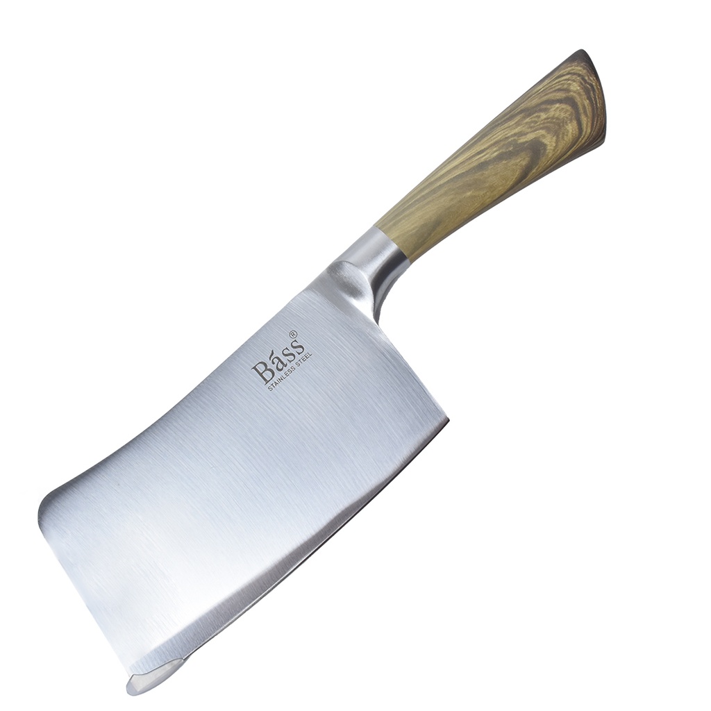 Ensemble 8 Pièces Couteaux Bàss avec Support Tournant - Manche Bois