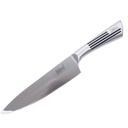 Ensemble 8 Pièces Couteaux Bàss avec Support Tournant - Manche Inox 