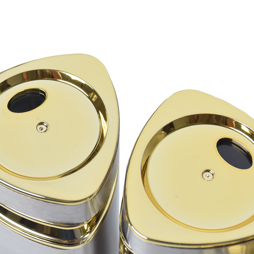 Set Portes Épices 8 Pièces En Verre Avec Support - Inox