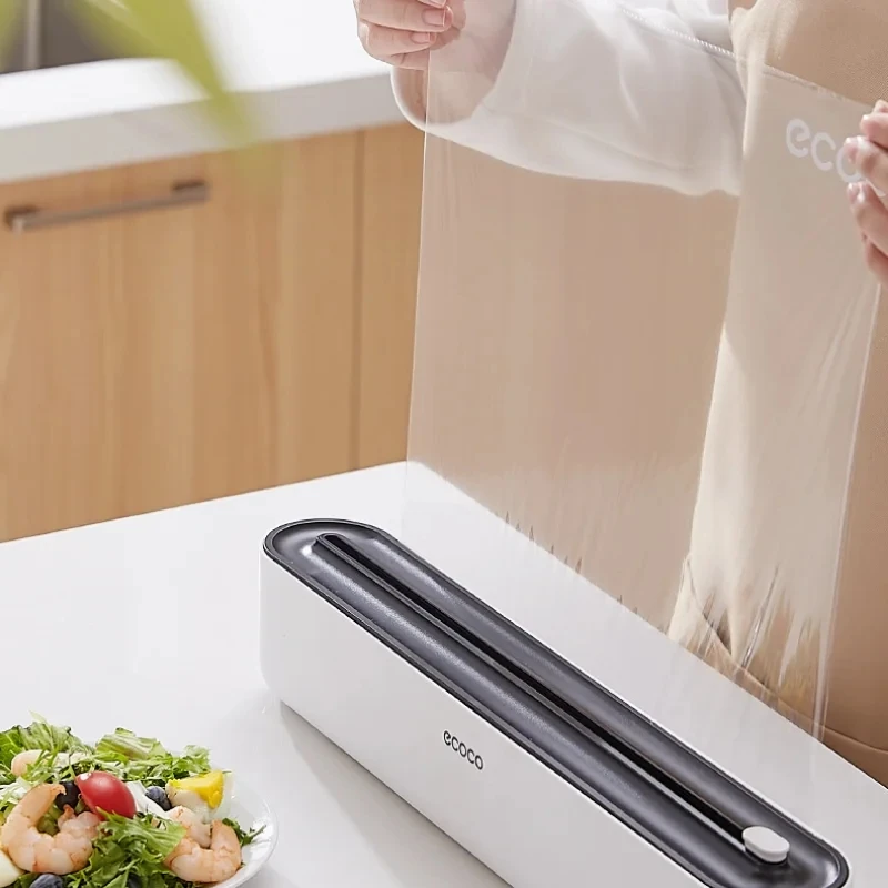 Boîte de découpe ECOCO avec Rouleau Film Alimentaire 50M Gratuite