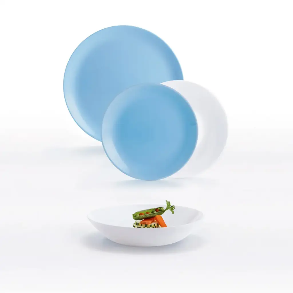 Service à Table Luminarc 18 Pièces Diwali Light Blue