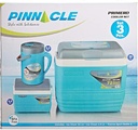 Pack De 3 Glacières - Pinnacle - Isolé Portable – BPA Free – 25L/4.5L/2L - Bleu