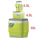 Pack De 3 Glacières - Pinnacle - Isolé Portable – BPA Free – 32L/4.5L/2.5L - Vert