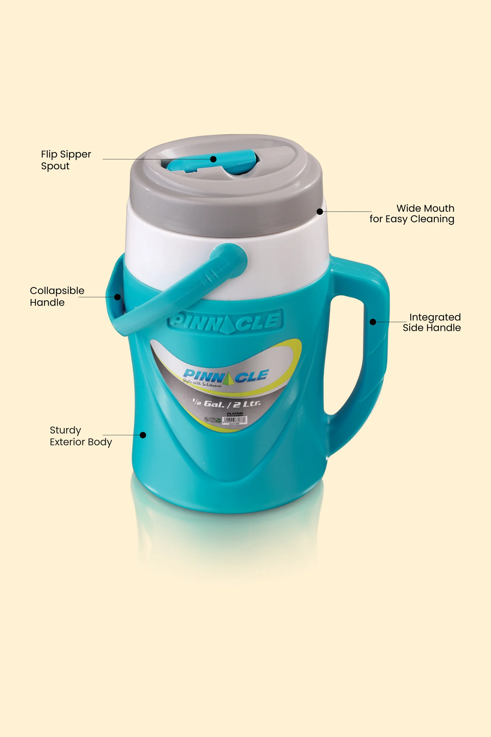 Pack De 3 Glacières - Pinnacle - Isolé Portable – BPA Free – 32L/4.5L/2.5L - Bleu