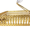 Porte Papier En Métal Avec Miroir 18 X 18 CM - Doré - Motif 1