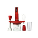 Mixeur Plongeant 3en1 Florence 600W Rouge