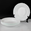 Lot De 6 Assiettes Creuses Bormioli Rocco Ebro 24 Cm