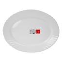 Lot De 3 Plats Oval Bormioli Rocco Ebro 32 Cm