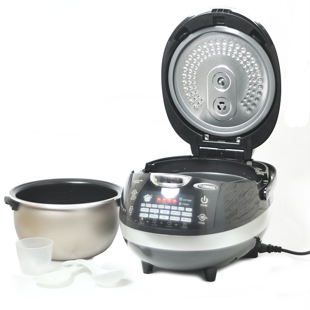 Multi-Cuiseur Électrique - Florence 18 en1-860W - Noir Silver