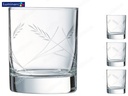 Lot de 4 verres Gerbe 30 cL LUMINARC