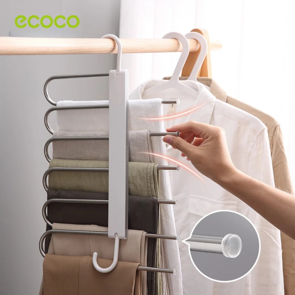 ECOCO – Porte-vêtements 5en1 NOIR