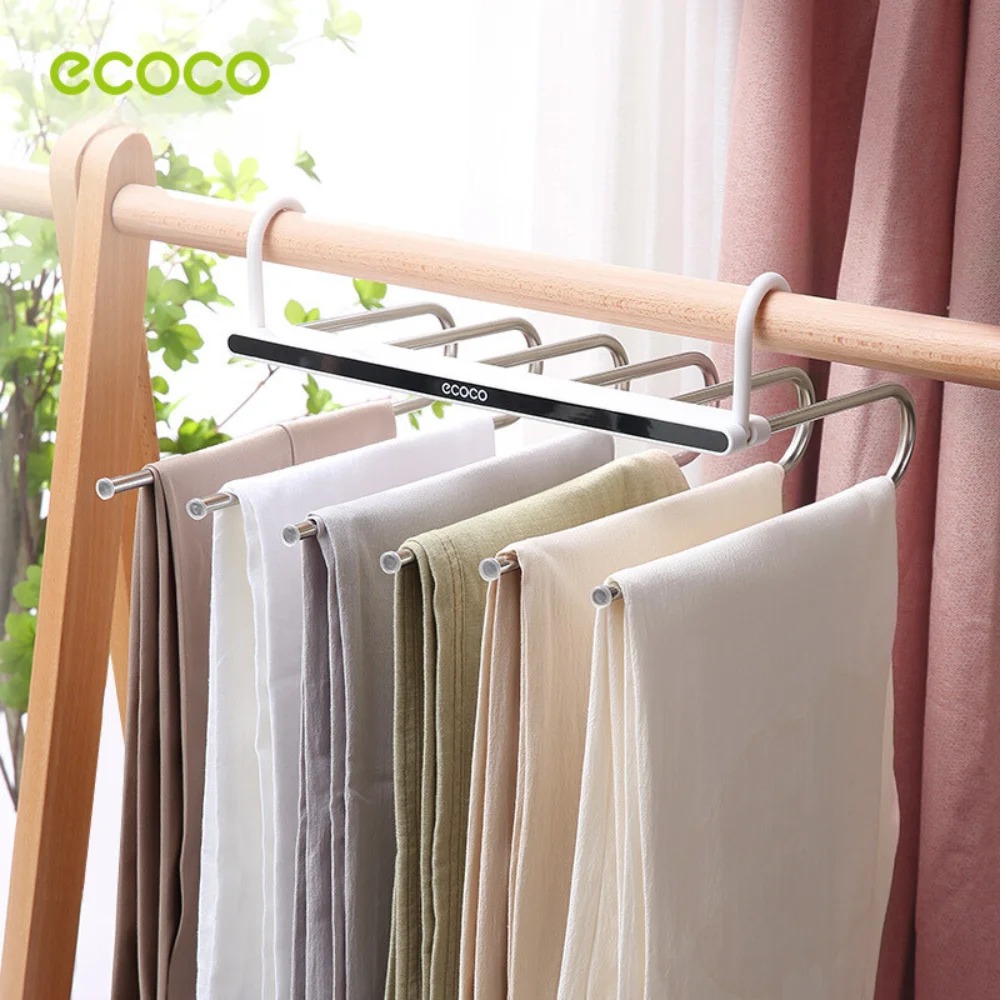 ECOCO – Porte-vêtements 5en1 NOIR