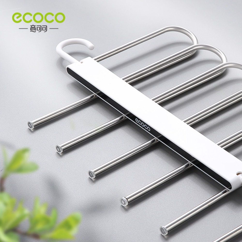 ECOCO – Porte-vêtements 6en1 NOIR