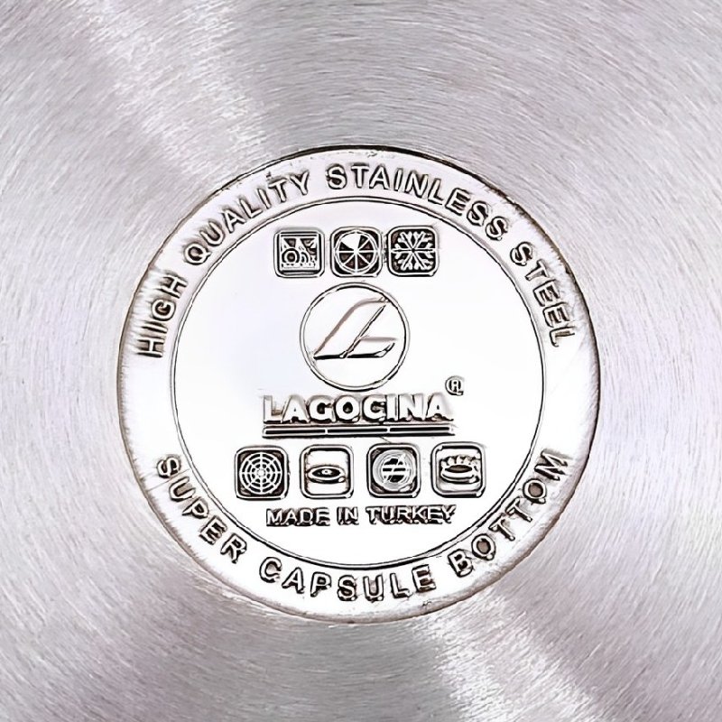 Ensemble de 5 casseroles Inox LAGOCINA