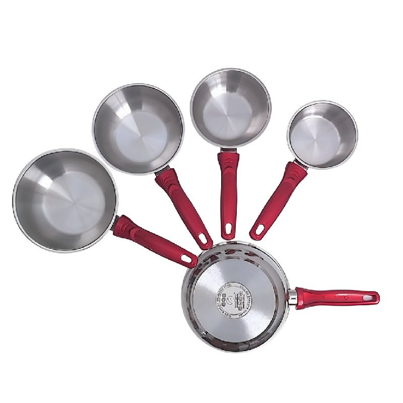 Ensemble de 5 casseroles Inox LAGOCINA