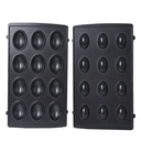 Appareil De Cuisson 3en1 Florence Panini Gaufre Zouza (Rouge)