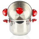 Batterie de Cuisine 18 Pièces Inox Hascevher 