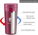 Mug Thermos à café 380ml Rouge