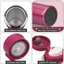 Mug Thermos à café 380ml Rouge