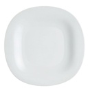 Lot De 6 Assiette Plat Luminarc CARINE Blanc 27 Cm 