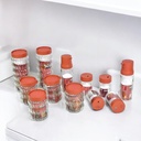 Lot de 10 boites de conservation en verre avec couvercle avec 2 huiliers