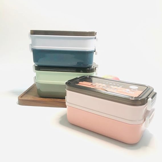 Lunch Box Isotherme deux Niveaux 1400 ml  (M1)