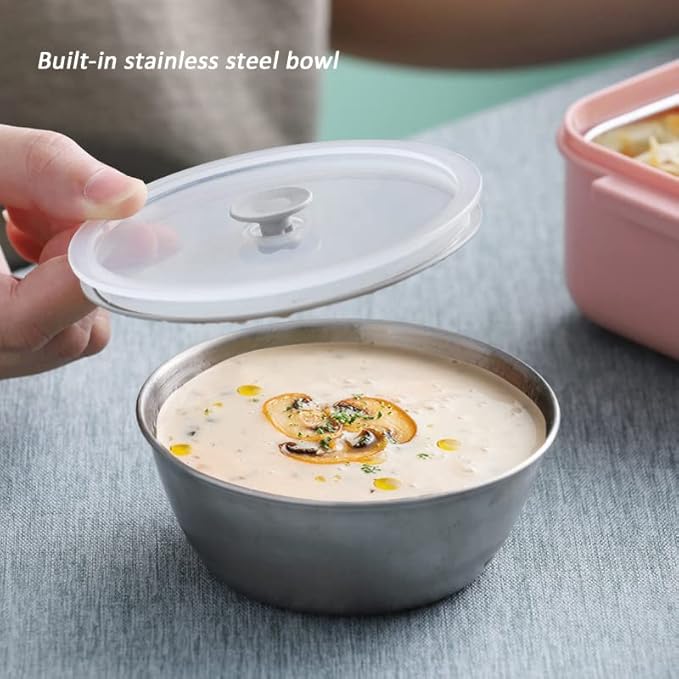 Lunch Box Isotherme deux Niveaux 1400 ml  (M2)