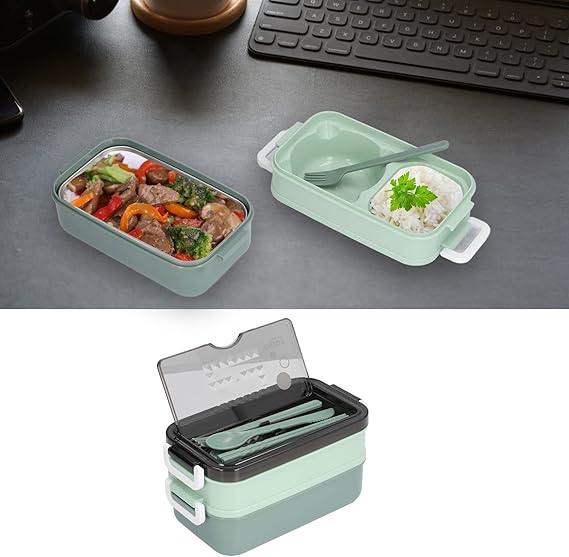 Lunch Box Isotherme deux Niveaux 1400 ml  (M2)