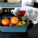 Lunch Box Isotherme deux Niveaux 1400 ml  (M3)