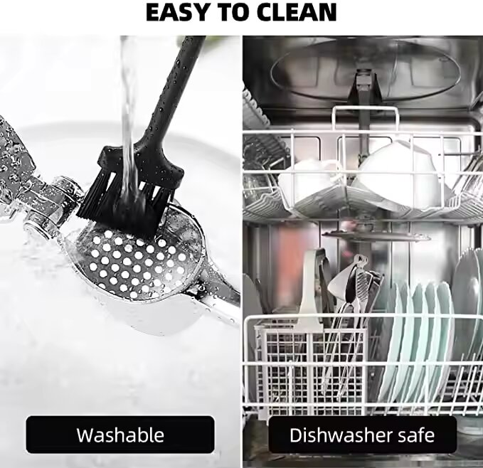 Presse Ail En Acier Inoxydable SHENGYA 18Cm