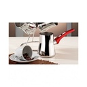 Set de 3 pots à lait Hascevher en inox avec Support (M1)