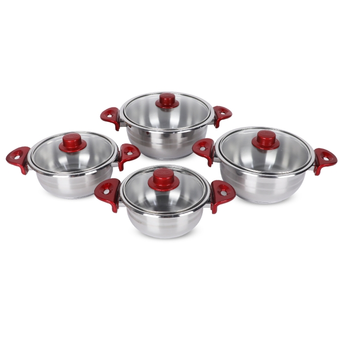 Ensemble de Batterie De Cuisine 8 Pièces Inox 18/10 Royal