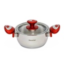 Ensemble de batterie De Cuisine 8 Pièces Inox 18/10 Hascevher 