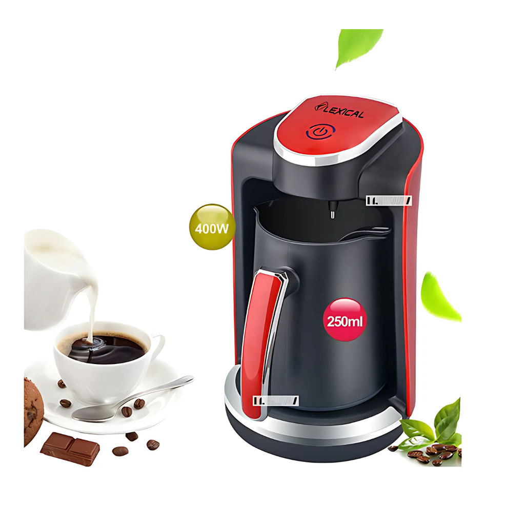 Machine à Café Turc Lexical 400W 250ml Rouge