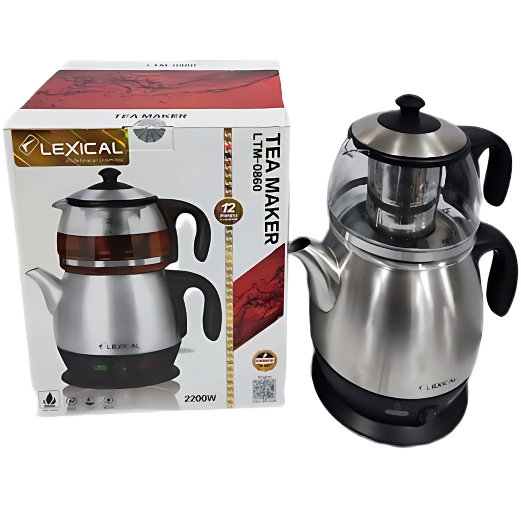 Théière Elèctrique Lexical 2200W 1,2L/1,8L Inox