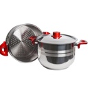 Couscoussier Inox 18/10 ROYAL 6 Litres 22 cm