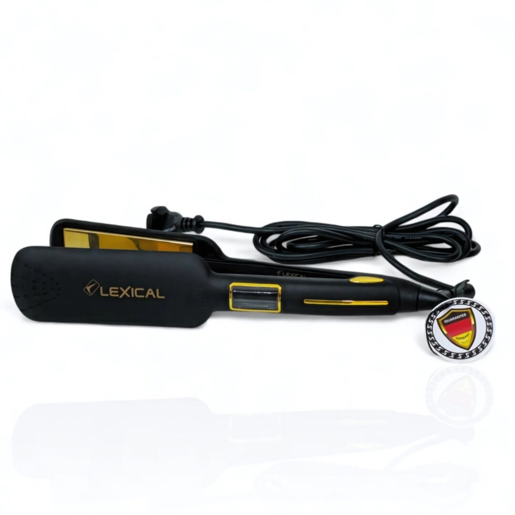 Plaque Cheveux avec Sérum Gratuit Lexical 65W Noir