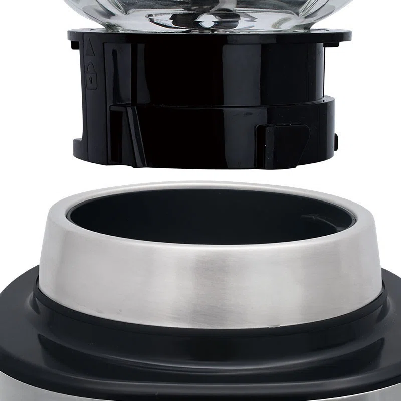 Blender Avec Grinder 2en1 Lexical 600W Bol en verre 1500ml Silver