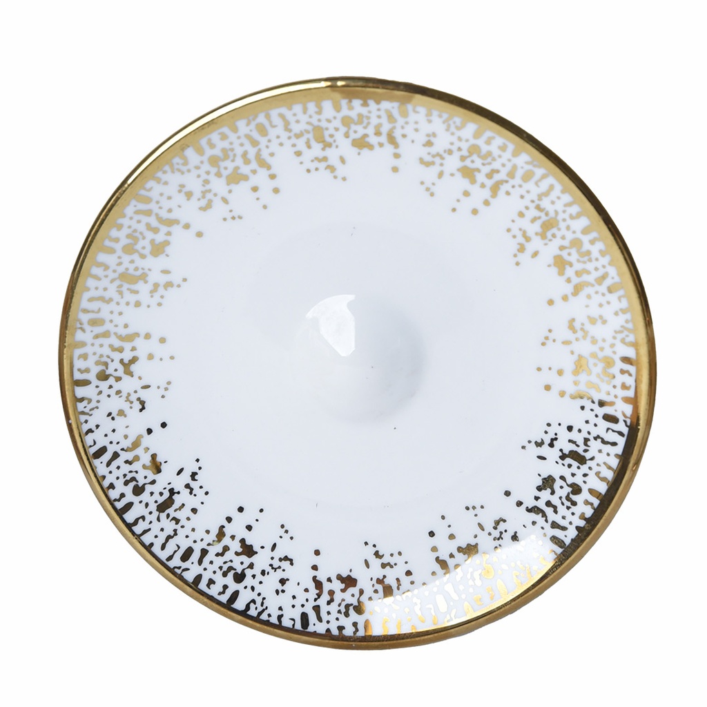 Service a Café Porcelaine 16 pièces avec Plateau en Bois Bambeau 