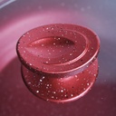 Marmite Granite Lines 26 cm Rouge