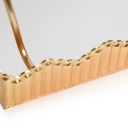 Porte Papier En Métal Avec Miroir 18 X 18 CM - Doré - Motif 3