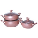 Service Granite Lines 34 pièces Rose Gold