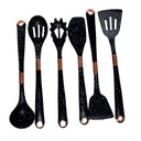 Batterie De Cuisine Sizar 16 Pièces Granite Rouge