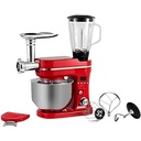 Robot Pétrin Multifonction Avec Afficheur Florence 6.5L 1200W - Rouge 
