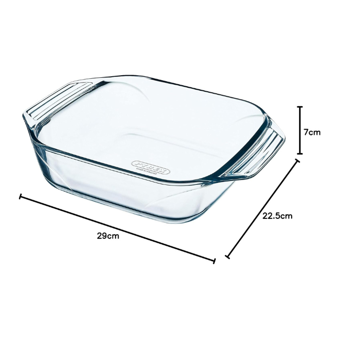 Plat Carré Pyrex Irrésistible 29 x 23 Cm